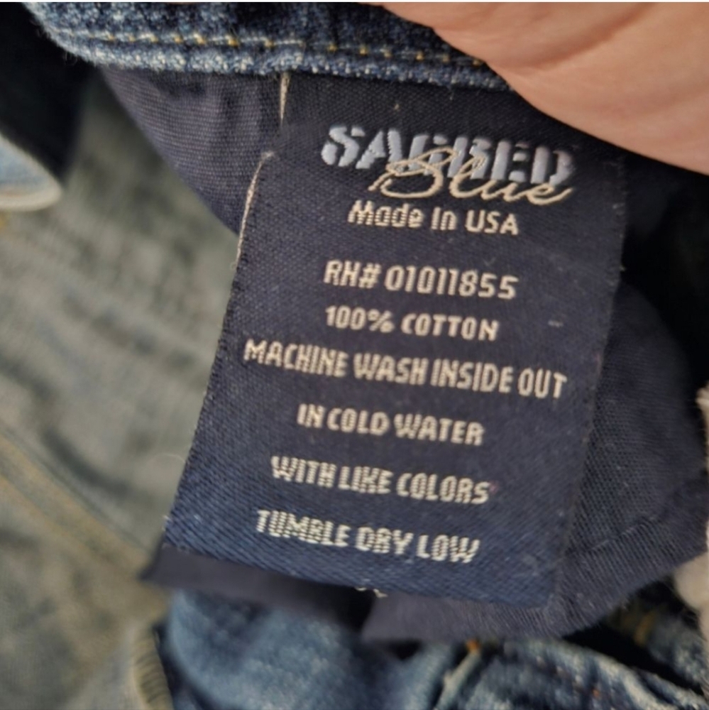 Sacred Blue Boot Cut Jeans Size 36x33 - Picture 3 of 8